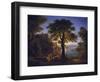 Castle by the River, 1820-Karl Friedrich Schinkel-Framed Giclee Print