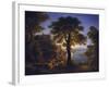 Castle by the River, 1820-Karl Friedrich Schinkel-Framed Giclee Print