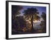 Castle by the River, 1820-Karl Friedrich Schinkel-Framed Giclee Print