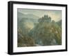 Castle Campbell, Clackmannanshire, 1813 (W/C over Graphite on Cream Wove Paperboard)-Hugh William Williams-Framed Giclee Print