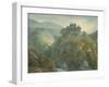 Castle Campbell, Clackmannanshire, 1813 (W/C over Graphite on Cream Wove Paperboard)-Hugh William Williams-Framed Giclee Print