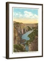 Castle Canyon, Devil's River, Texas-null-Framed Art Print