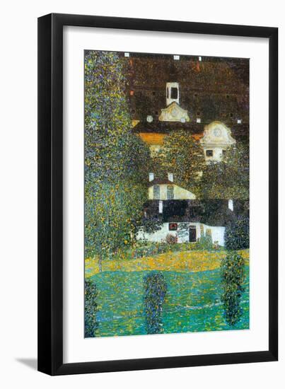 Castle Chamber At Attersee II-Gustav Klimt-Framed Art Print