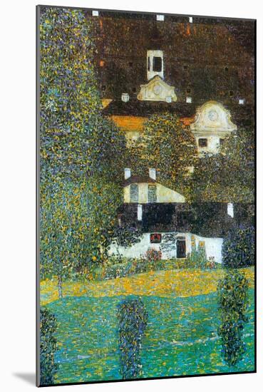 Castle Chamber at Attersee Ii-Gustav Klimt-Mounted Art Print