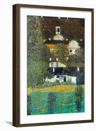 Castle Chamber At Attersee II-Gustav Klimt-Framed Art Print