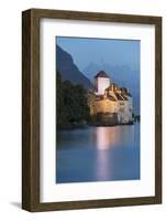 Castle Chillon, Veytaux, Montreux, Lake Geneva, Vaud, Switzerland-Rainer Mirau-Framed Photographic Print