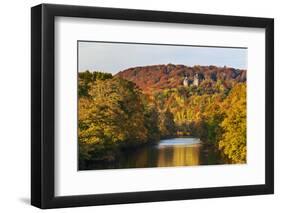 Castle Coch (Castell Coch) (The Red Castle) in autumn, Tongwynlais, Cardiff, Wales, United Kingdom,-Billy Stock-Framed Photographic Print