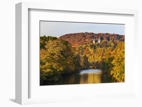 Castle Coch (Castell Coch) (The Red Castle) in autumn, Tongwynlais, Cardiff, Wales, United Kingdom,-Billy Stock-Framed Photographic Print