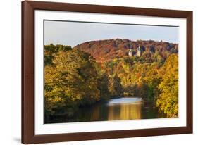 Castle Coch (Castell Coch) (The Red Castle) in autumn, Tongwynlais, Cardiff, Wales, United Kingdom,-Billy Stock-Framed Photographic Print