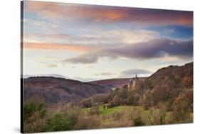 Castle Coch (Castell Coch) (The Red Castle), Tongwynlais, Cardiff, Wales, United Kingdom, Europe-Billy Stock-Stretched Canvas