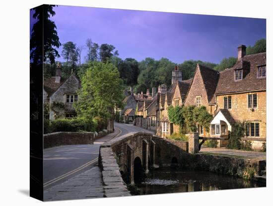 Castle Combe, The Cotswolds, Wiltshire, England-Rex Butcher-Stretched Canvas