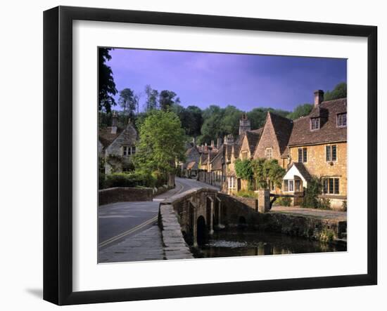 Castle Combe, The Cotswolds, Wiltshire, England-Rex Butcher-Framed Photographic Print