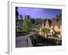 Castle Combe, The Cotswolds, Wiltshire, England-Rex Butcher-Framed Photographic Print
