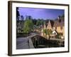 Castle Combe, The Cotswolds, Wiltshire, England-Rex Butcher-Framed Photographic Print