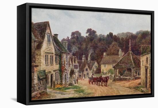 Castle Combe, Wiltshire-Alfred Robert Quinton-Framed Stretched Canvas