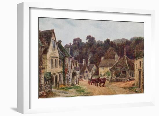 Castle Combe, Wiltshire-Alfred Robert Quinton-Framed Giclee Print