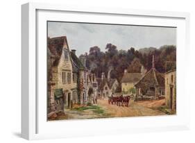 Castle Combe, Wiltshire-Alfred Robert Quinton-Framed Giclee Print