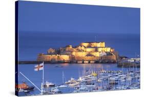 Castle Cornet and the Harbour, St. Peter Port, Guernsey, Channel Islands-Neil Farrin-Stretched Canvas