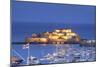 Castle Cornet and the Harbour, St. Peter Port, Guernsey, Channel Islands-Neil Farrin-Mounted Photographic Print