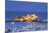 Castle Cornet and the Harbour, St. Peter Port, Guernsey, Channel Islands-Neil Farrin-Mounted Photographic Print