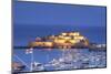 Castle Cornet and the Harbour, St. Peter Port, Guernsey, Channel Islands-Neil Farrin-Mounted Photographic Print