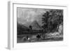 Castle Crag, Borrowdale, Lake District-Thomas Allom-Framed Art Print