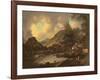 Castle Crag Borrowdale-Julius Caesar Ibbetson-Framed Giclee Print