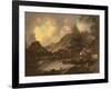 Castle Crag Borrowdale-Julius Caesar Ibbetson-Framed Giclee Print