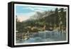 Castle Crags, Shasta-null-Framed Stretched Canvas