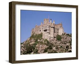 Castle Dating from the 14th Century, St. Michael's Mount, Cornwall, England, United Kingdom-Ken Gillham-Framed Photographic Print