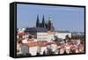 Castle District Hradcany with St. Vitus Cathedral and Royal Palace Seen from Petrin Hill-Markus-Framed Stretched Canvas
