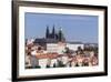 Castle District Hradcany with St. Vitus Cathedral and Royal Palace Seen from Petrin Hill-Markus-Framed Photographic Print