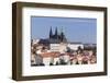 Castle District Hradcany with St. Vitus Cathedral and Royal Palace Seen from Petrin Hill-Markus-Framed Photographic Print