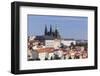 Castle District Hradcany with St. Vitus Cathedral and Royal Palace Seen from Petrin Hill-Markus-Framed Photographic Print