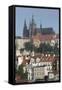 Castle District with St. Vitus Cathedral-Angelo-Framed Stretched Canvas