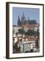 Castle District with St. Vitus Cathedral-Angelo-Framed Photographic Print