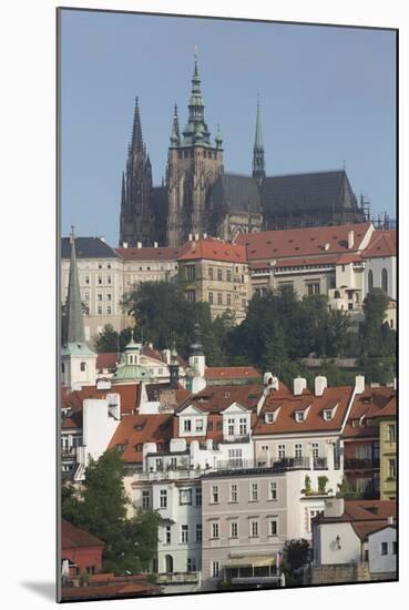 Castle District with St. Vitus Cathedral-Angelo-Mounted Photographic Print