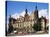 Castle, Dresden, Saxony, Germany-Hans Peter Merten-Stretched Canvas