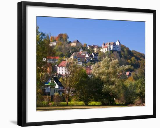 Castle Egloffstein in the Franconian Switzerland, Franconia, Bavaria, Germany. Europe-Michael Runkel-Framed Photographic Print