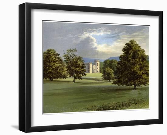 Castle Forbes, Aberdeenshire, Scotland, Home of Lord Forbes, C1880-AF Lydon-Framed Giclee Print