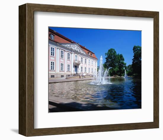 Castle Friedrichsfelde Berlin-null-Framed Art Print