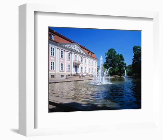 Castle Friedrichsfelde Berlin-null-Framed Art Print