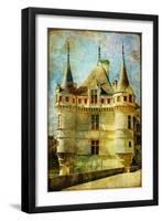 Castle From Old Fairy Tale Book-Maugli-l-Framed Art Print