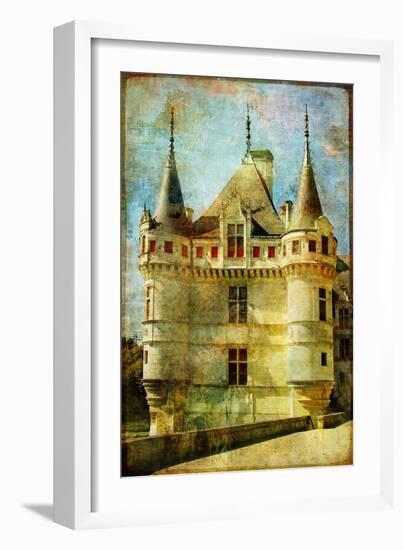 Castle From Old Fairy Tale Book-Maugli-l-Framed Art Print