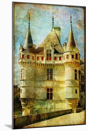 Castle From Old Fairy Tale Book-Maugli-l-Mounted Art Print