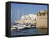 Castle, Gallipoli, Lecce Province, Puglia, Italy, Europe-Marco Cristofori-Framed Stretched Canvas