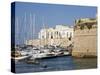 Castle, Gallipoli, Lecce Province, Puglia, Italy, Europe-Marco Cristofori-Stretched Canvas