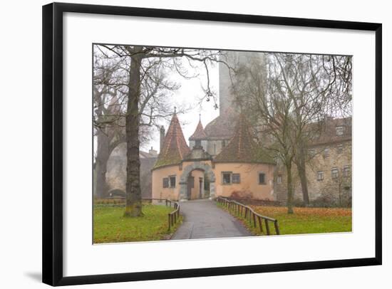Castle Gate, Rothenburg Ob Der Tauber, Bavaria, Germany, Europe-Miles Ertman-Framed Photographic Print