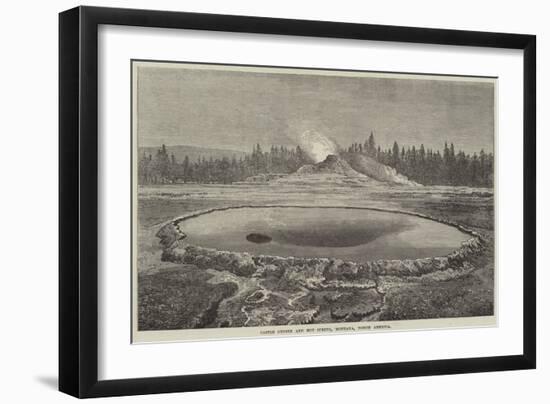 Castle Geyser and Hot Spring, Montana, North America-null-Framed Giclee Print