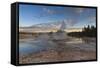 Castle Geyser at Sunset-Eleanor-Framed Stretched Canvas